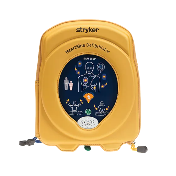 HeartSine 350P Semi-Automatic Defibrillator (AED) with Case