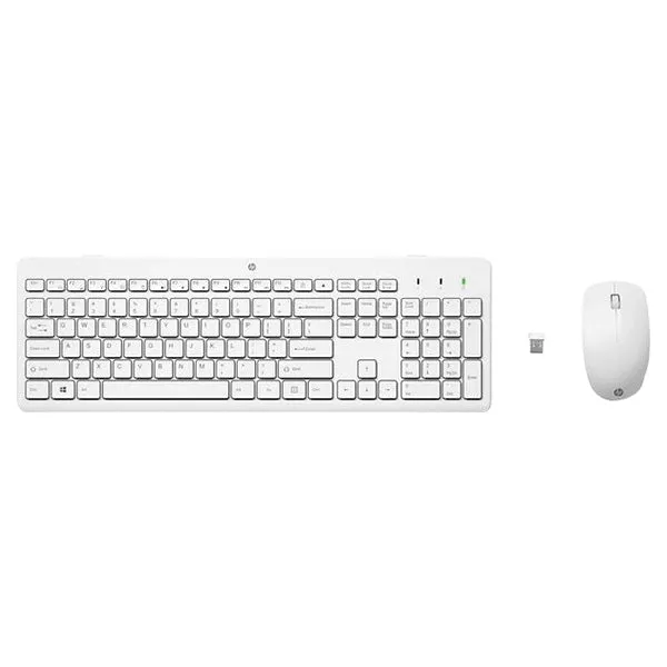 HP 230 Wireless Keyboard & Mouse Set - White | 3L1F0AA#ABU