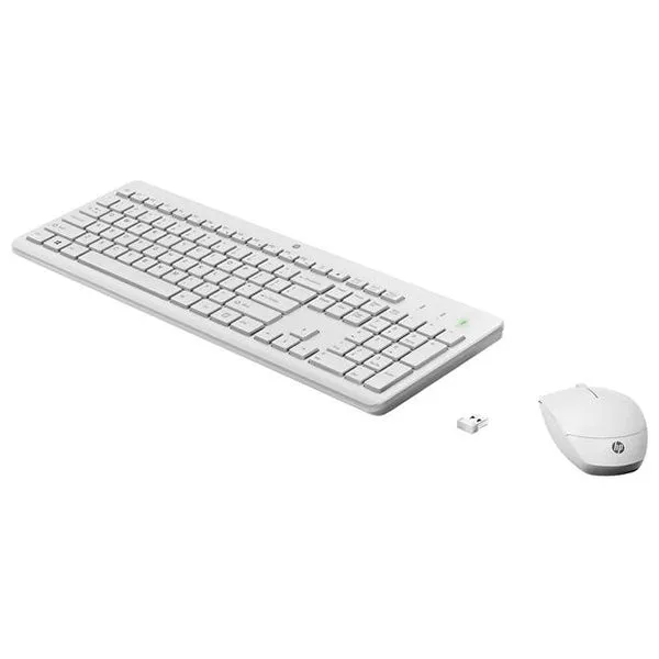 HP 230 Wireless Keyboard & Mouse Set - White | 3L1F0AA#ABU