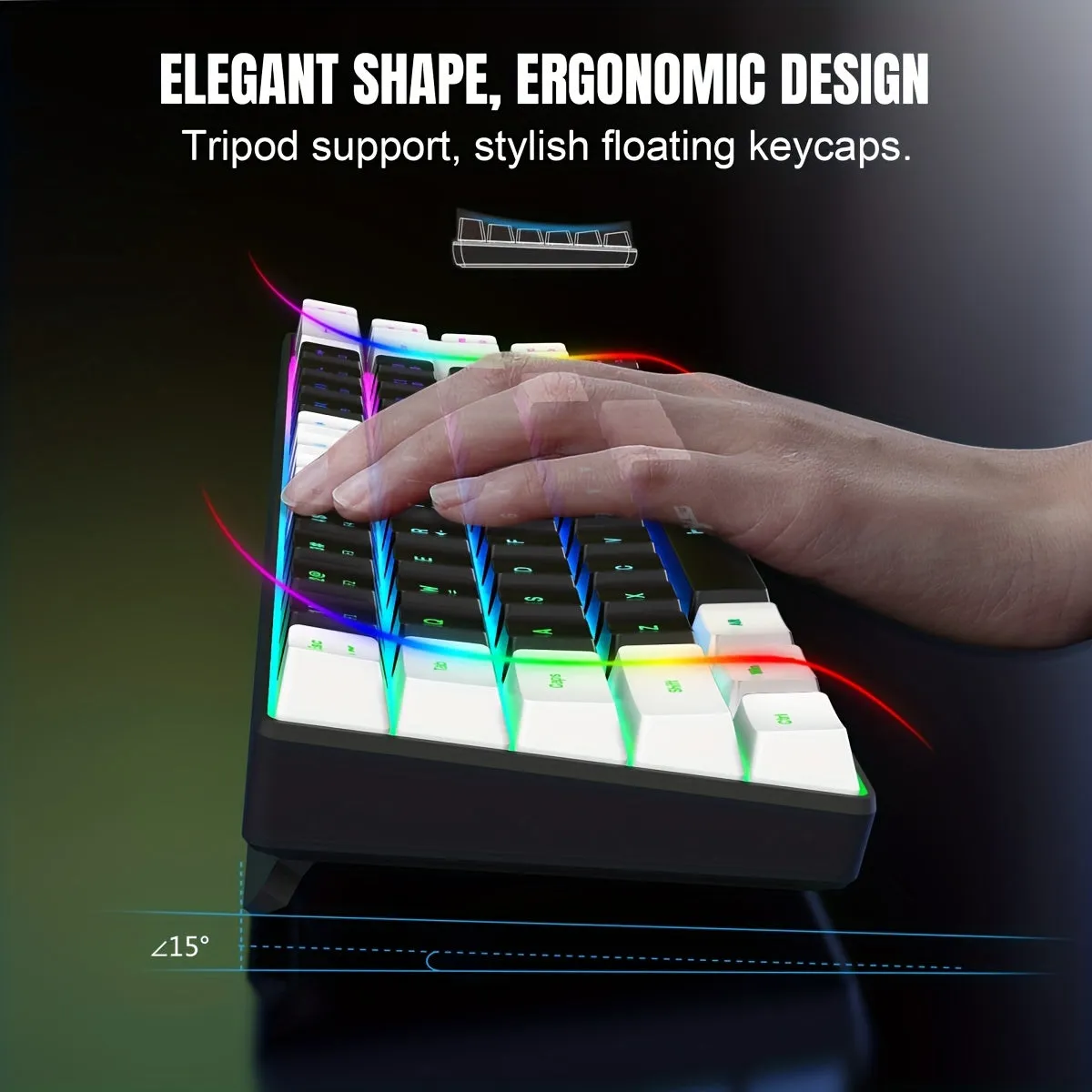 HXSJ New Thin Film Wired Game Keyboard Elevate Your Typing Experience