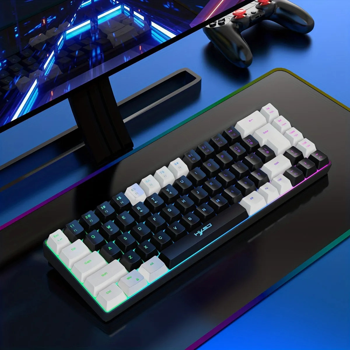 HXSJ New Thin Film Wired Game Keyboard Elevate Your Typing Experience