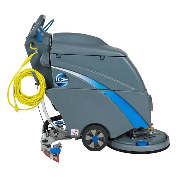 Ice i18C Cord Electric Walk Behind Automatic Floor Scrubber w/ Pad Driver - 9 Gallons