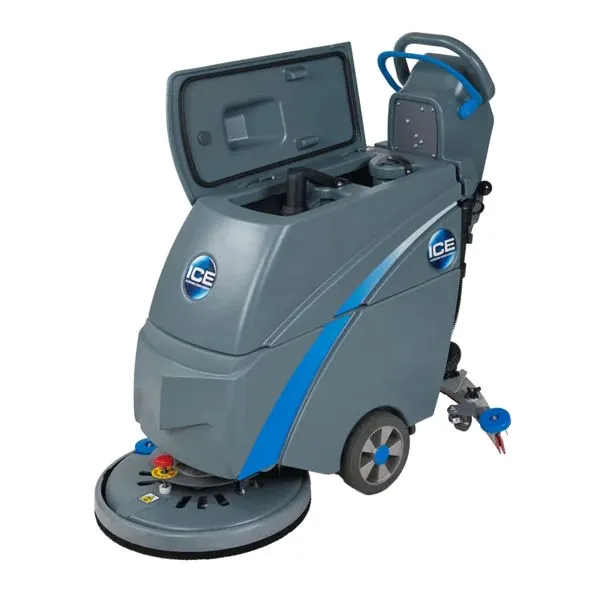 Ice i18C Cord Electric Walk Behind Automatic Floor Scrubber w/ Pad Driver - 9 Gallons