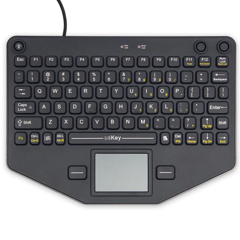 iKey Compact Mobile Keyboard with Touchpad