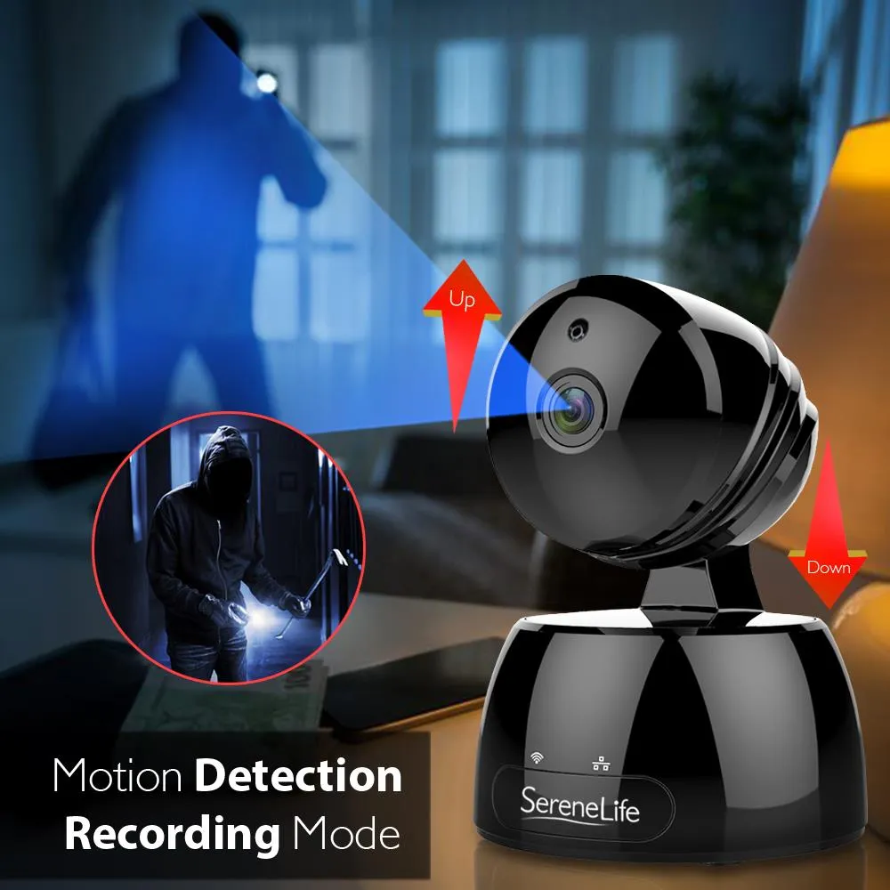 Ip Camera Wifi Cam  - Hd Network Camera With Remote App Control, 720P