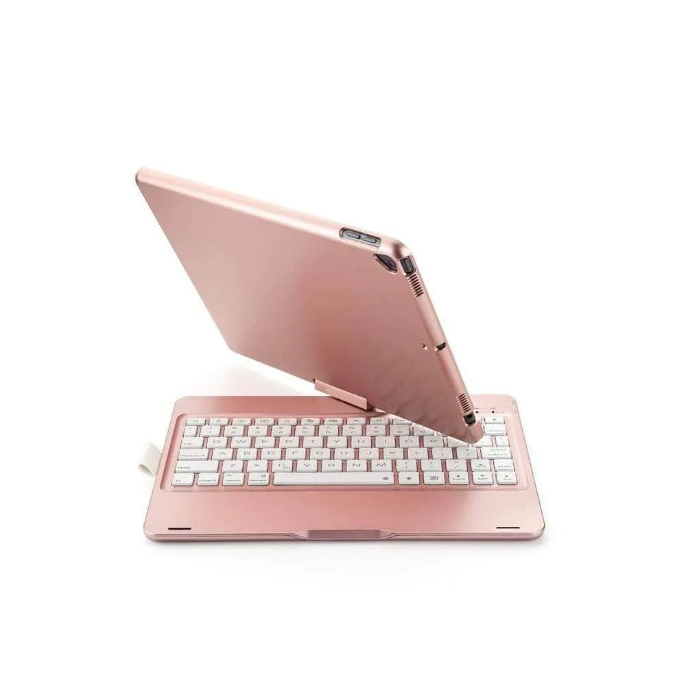 iPad 10.2 2019/2020 (iPad 7/8) Backlit 360 Degree Swivel Rotating Clamshell Keyboard Case