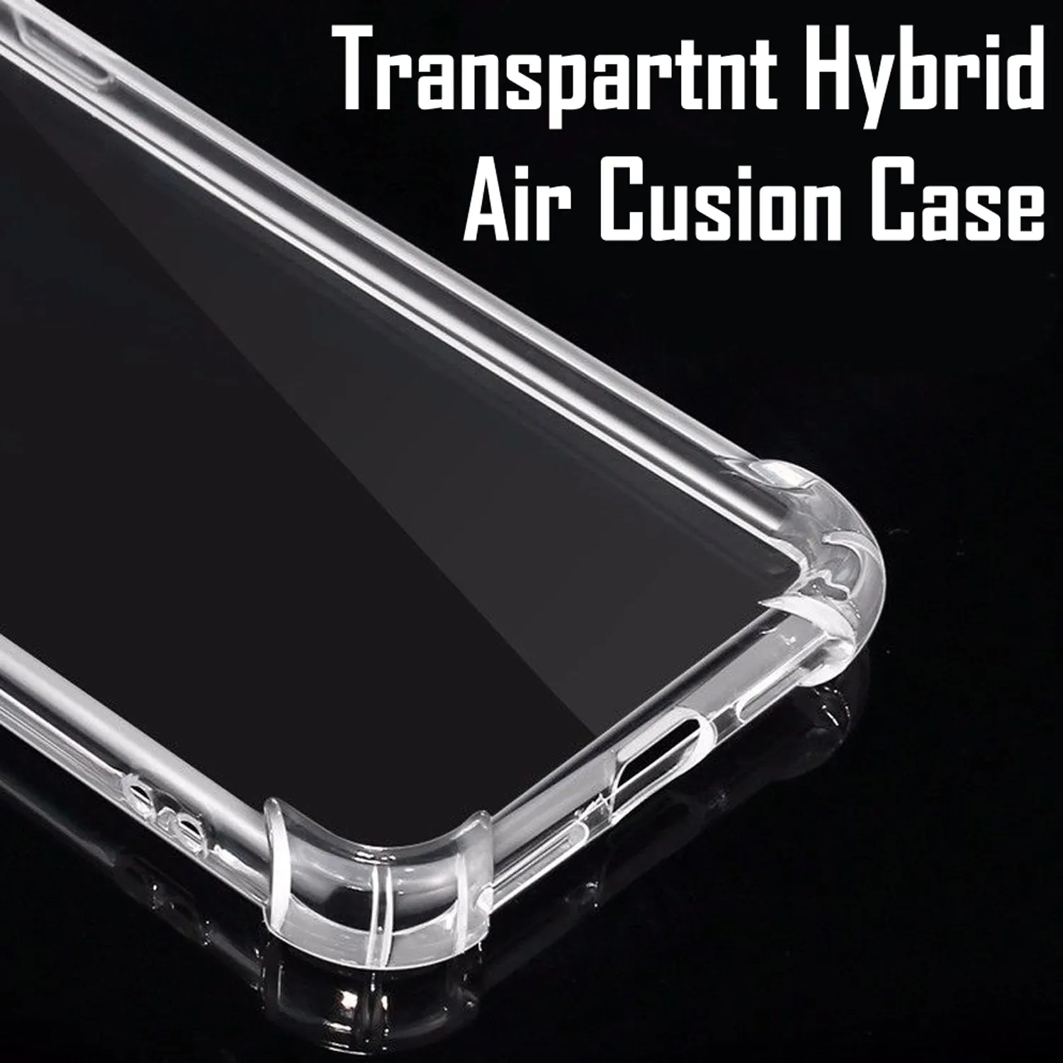 Iphone 6/6s plus Silicon Gel Air Cushion case Back cover - Transparent