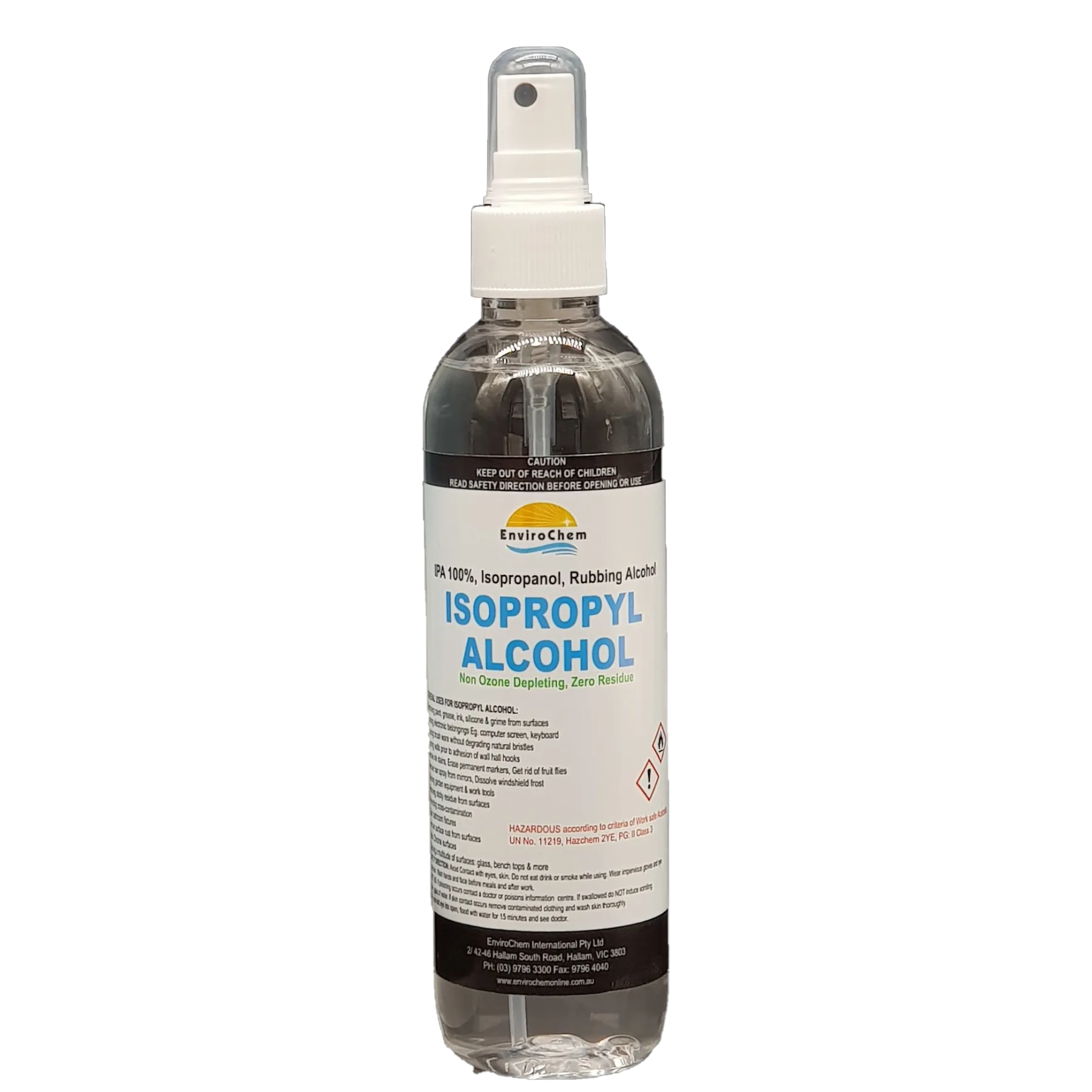 Isopropyl Alcohol (100% IPA), Isopropanol, Rubbing Alcohol