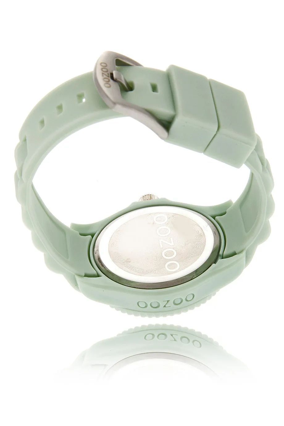 JADE Pastel Green Silicone Watch