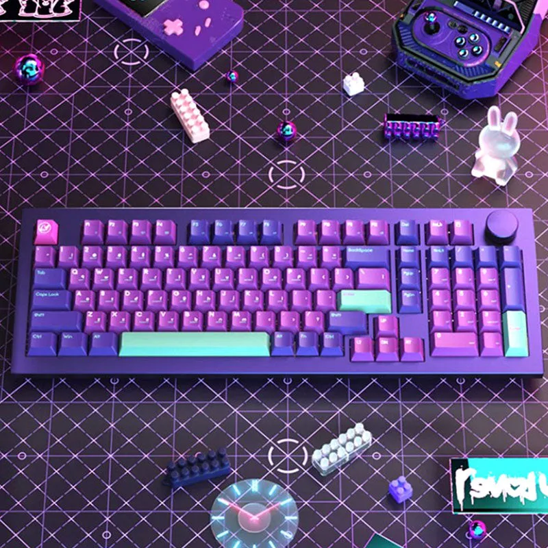 JAMESDONKEY RS2 Cyberpunk Aluiminum Wireless Mechanical Keyboard