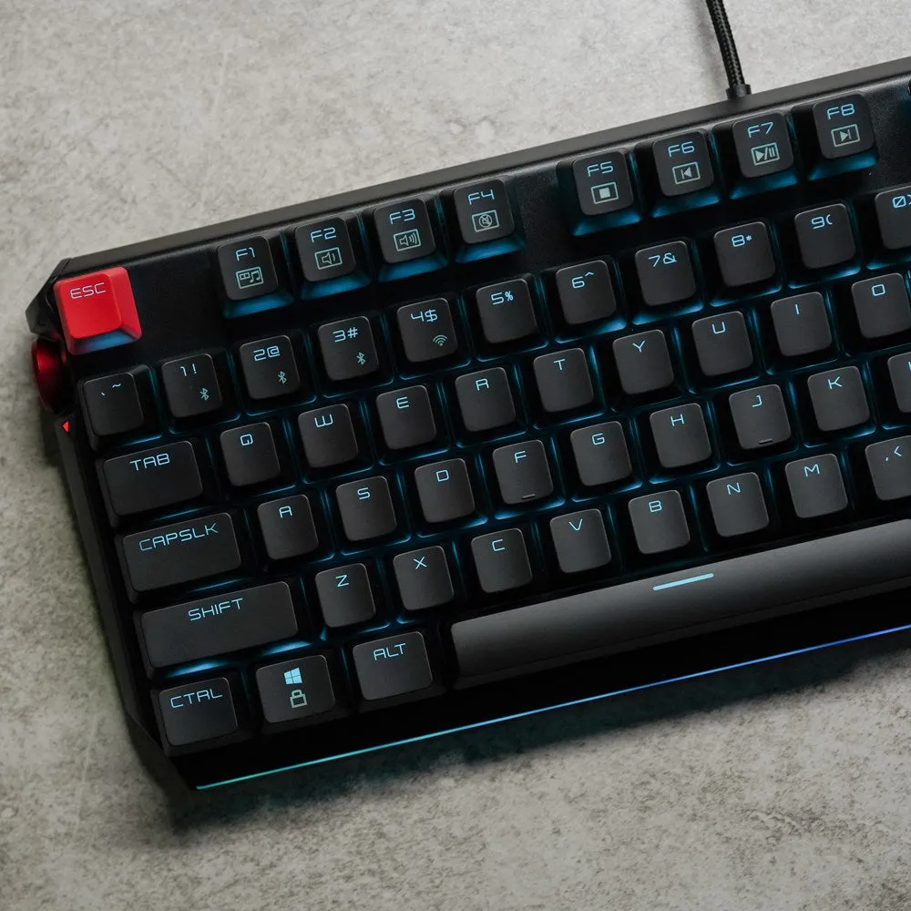 JAMESDONKEY RS4 Bluetooth 2.4g Wired 87 Keys Three Mode Mechanical Keyboard