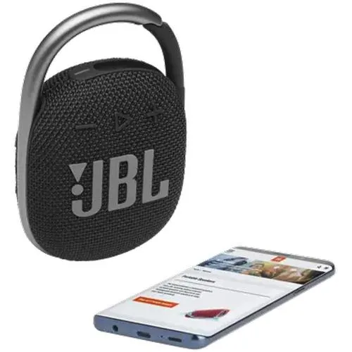 JBL Bluetooth 5-Watt Waterproof Portable Speaker CLIP4BTBLKAM