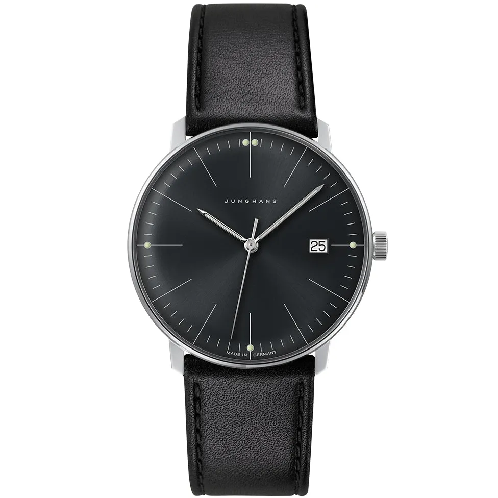 Junghans Max Bill Quartz Men's Black Watch 41/4465.02