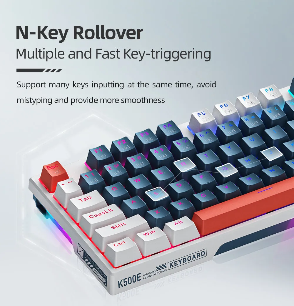 K500E-B108 Wired Mechanical Keyboard