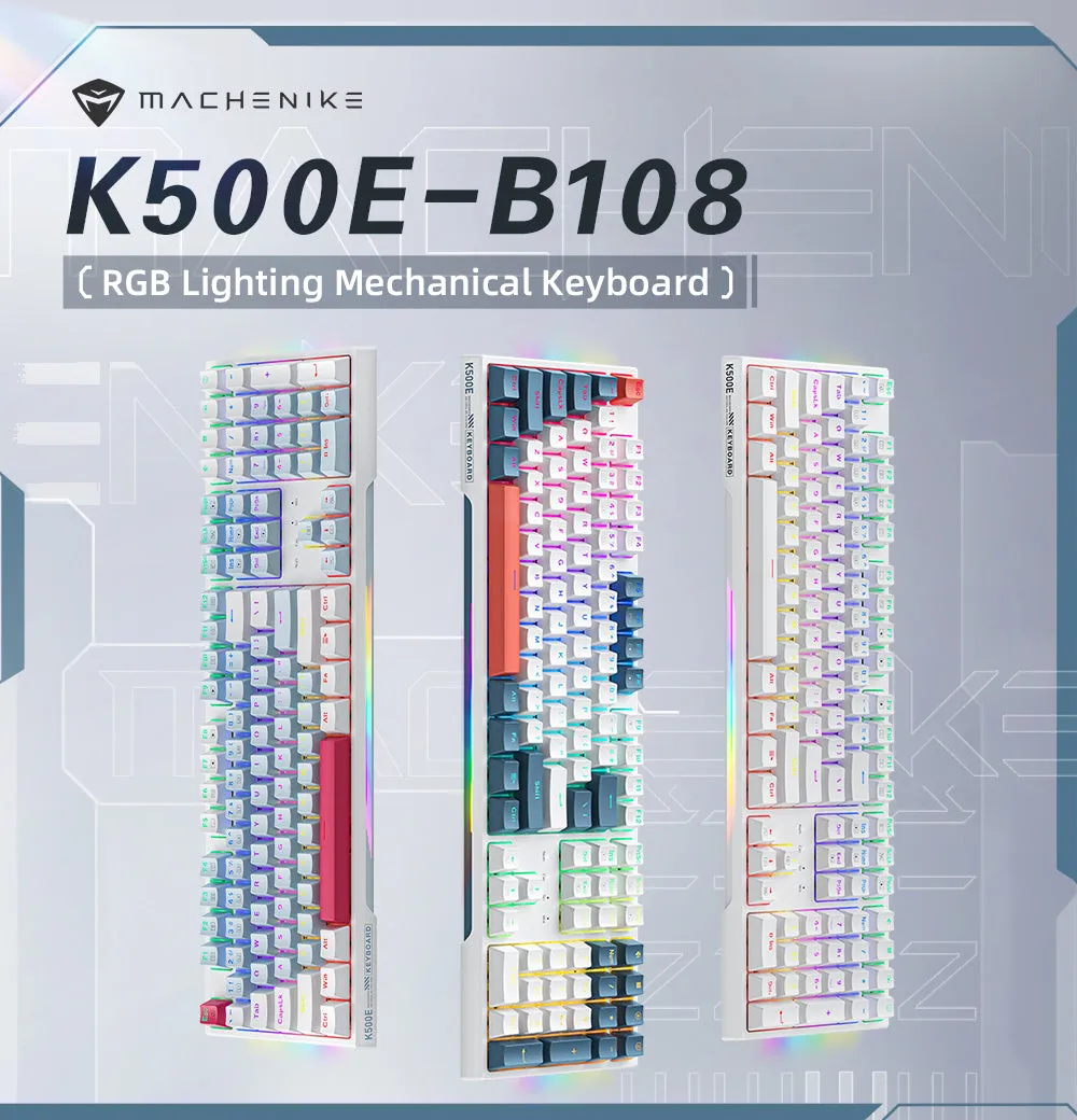 K500E-B108 Wired Mechanical Keyboard