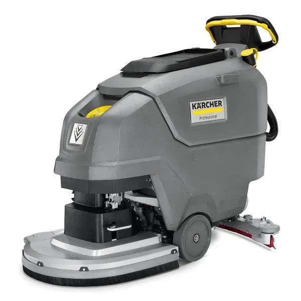 Karcher BD 50/55 W BP Classic Walk-Behind Floor Scrubber, 24V/100Ah AGM Batteries, Shelf Charger