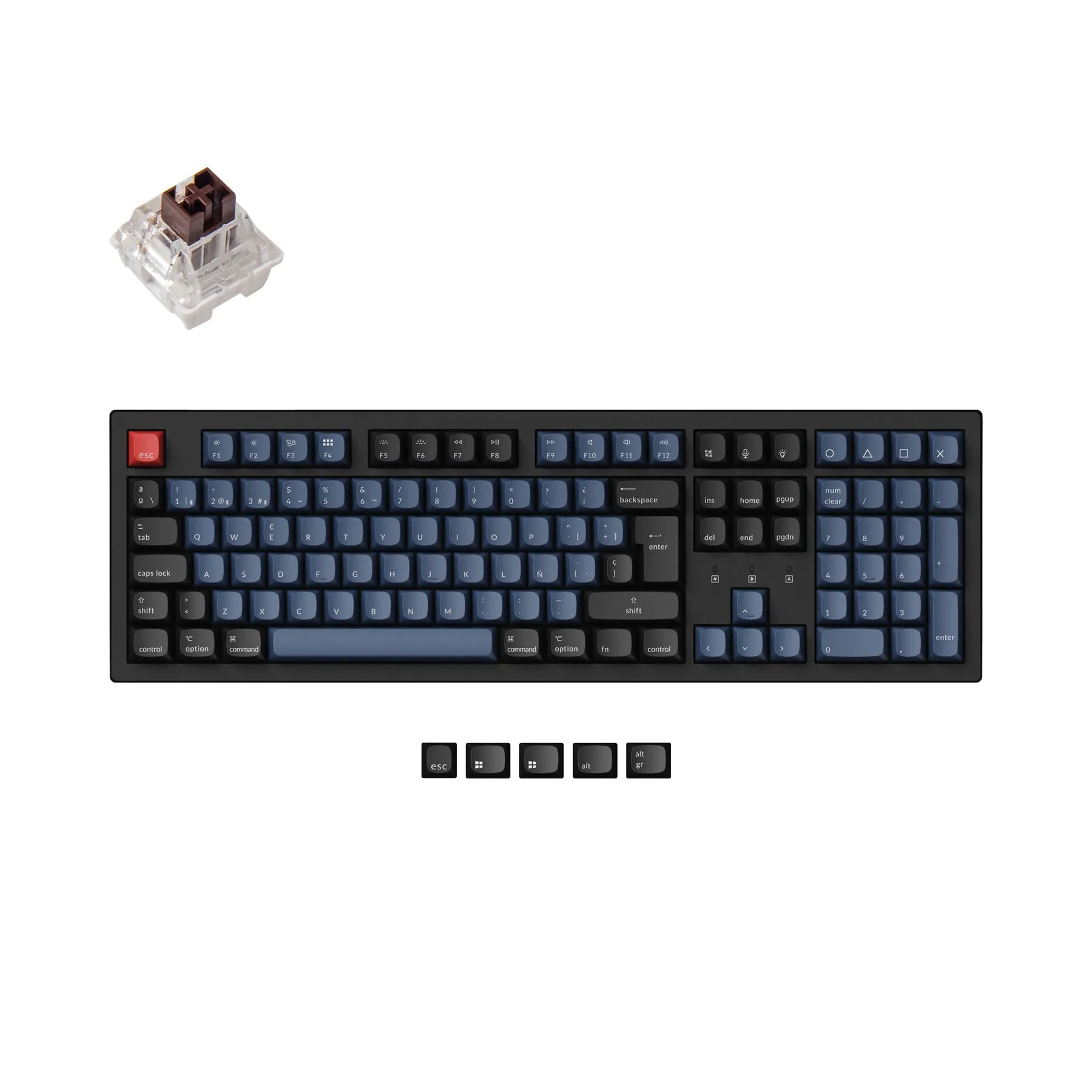 Keychron K10 Pro QMK/VIA Wireless Mechanical Keyboard ISO Layout Collection