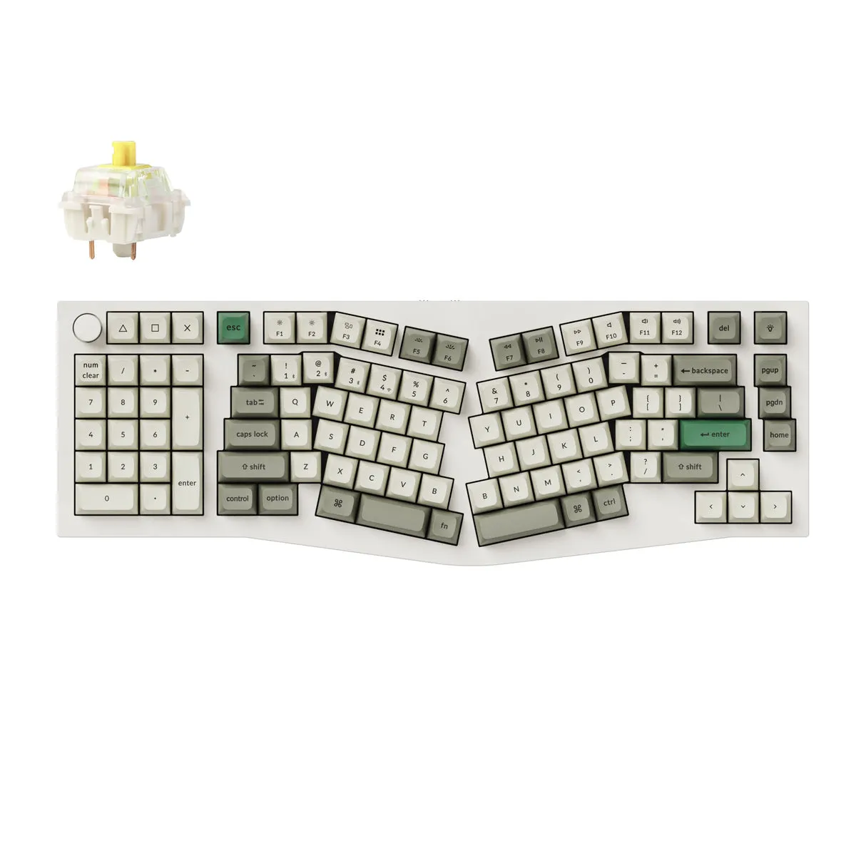 Keychron Q14 Max (Alice Layout) QMK Wireless Custom Mechanical Keyboard (US ANSI Layout)