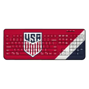 Keyscaper USMNT Wireless USB Keyboard - Red