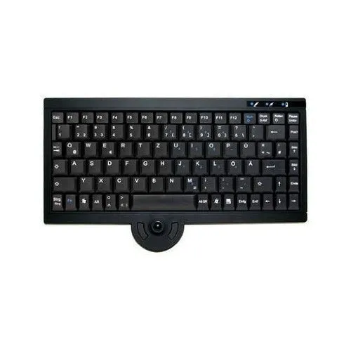 Keysonic KSK-5210-RF Wireless Keyboard with Integrated Trackball