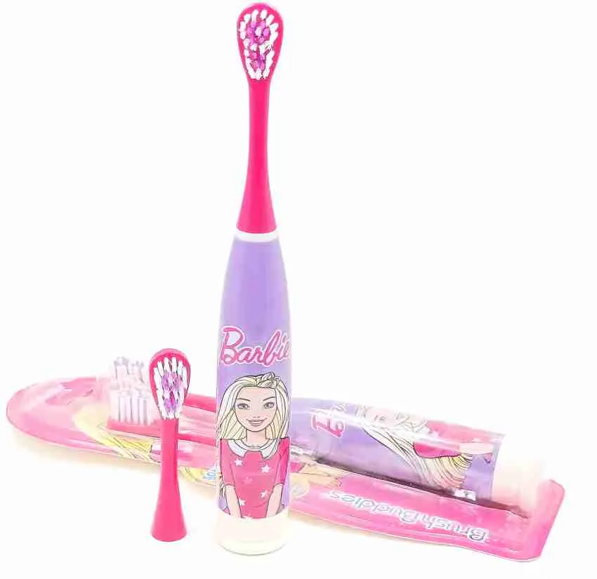 Kids Cartoon Printed Soft Electric Battery Powered Toothbrush 1 Pc