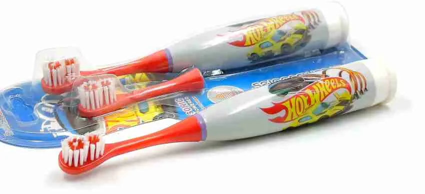 Kids Cartoon Printed Soft Electric Battery Powered Toothbrush 1 Pc