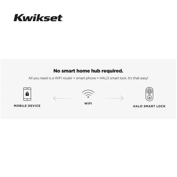 Kwikset - Halo 938 - Electronic Deadbolt - Wi-Fi - SmartKey Technology - 15 - Satin Nickel