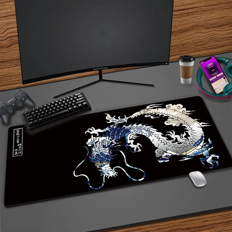 Large Game Mouse Pad Chinese Dragon Gaming Accessories HD Print Office Computer Keyboard Mousepad XXL PC Gamer Laptop Desk Mat