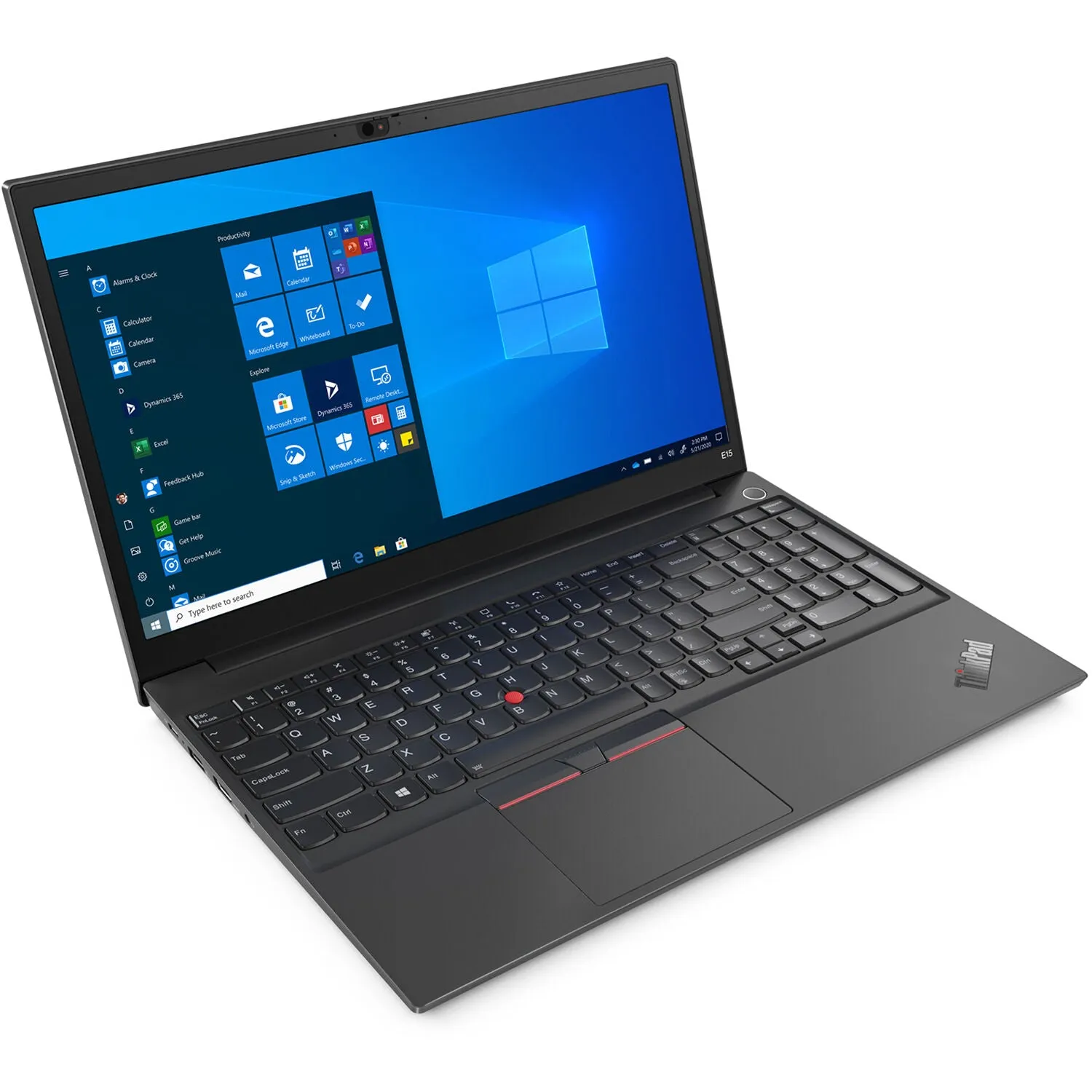 LENOVO 20TD001NUS ThinkPad E15 Gen 2 15.6" FHD i7-1165G7 2GHz Intel Iris Xe Graphics 8GB RAM 512GB SSD Win 10 Pro Black