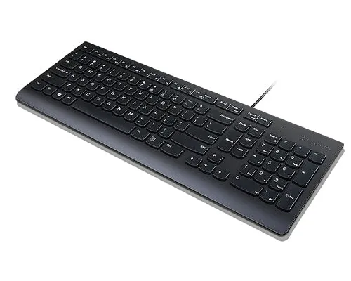 Lenovo Essential - Keyboard - Usb - Uk - Black