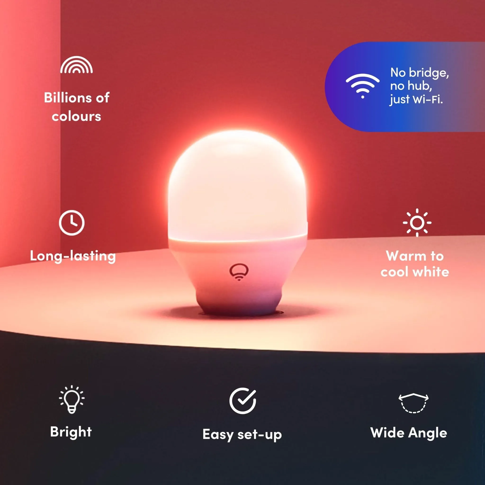 LIFX Colour A60 1000lm B22 Smart Bulb