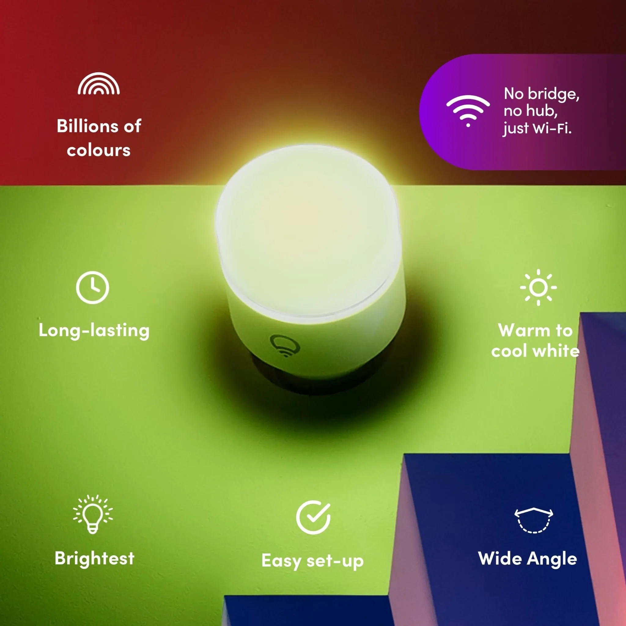 LIFX Colour A60 1200lm B22 Smart Bulb