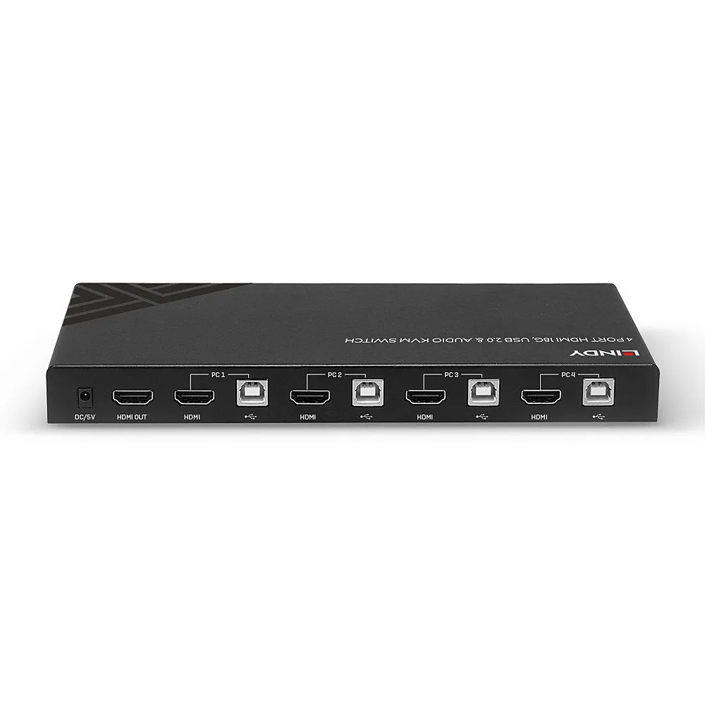 Lindy - Kvm / Audio / Usb Switch - 4 Ports