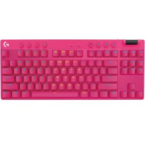 Logitech G PRO X TKL LIGHTSPEED Gaming Keyboard Magenta