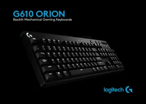 Logitech G610 Orion Blue Backlit Mechanical Gaming Keyboard