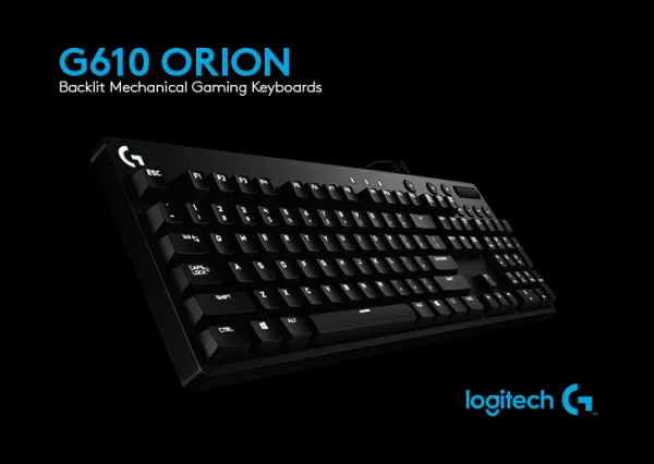 Logitech G610 Orion Blue Backlit Mechanical Gaming Keyboard