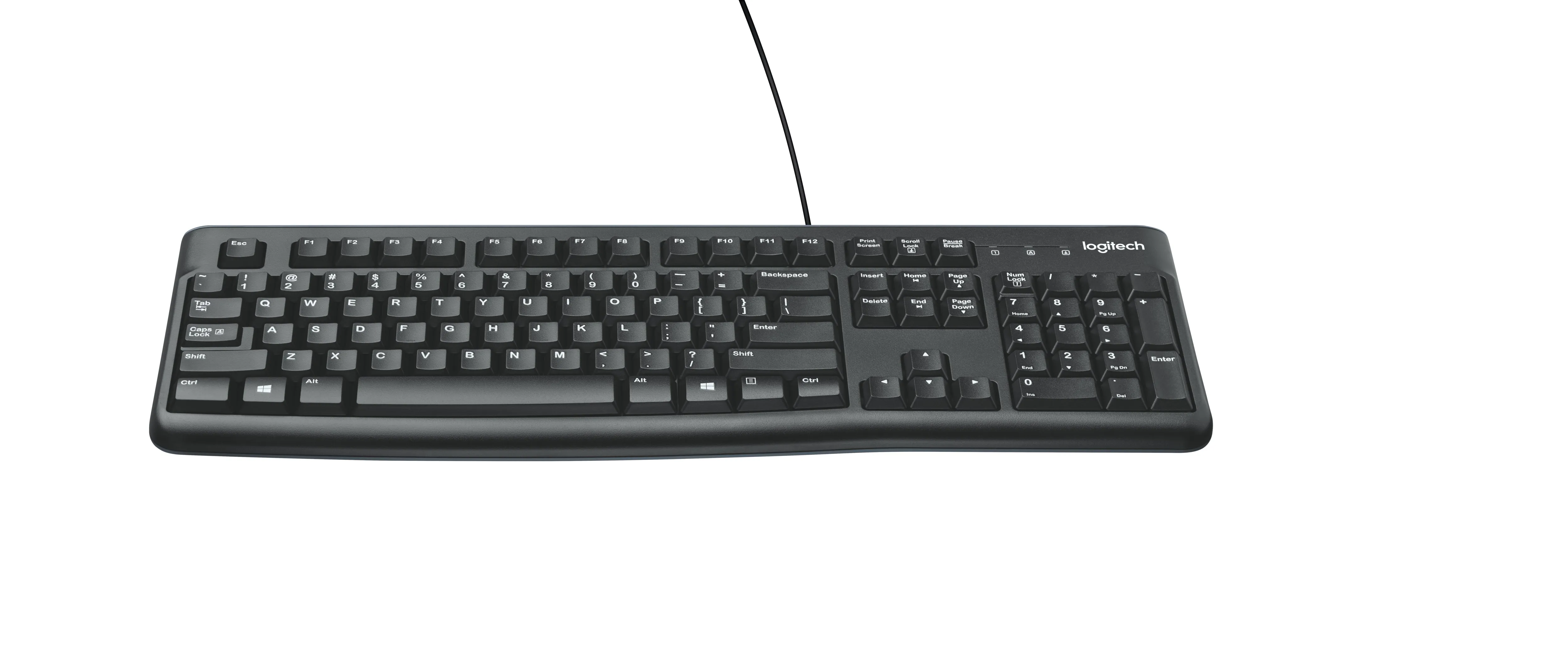 Logitech K120 Usb Black Qwerty Us