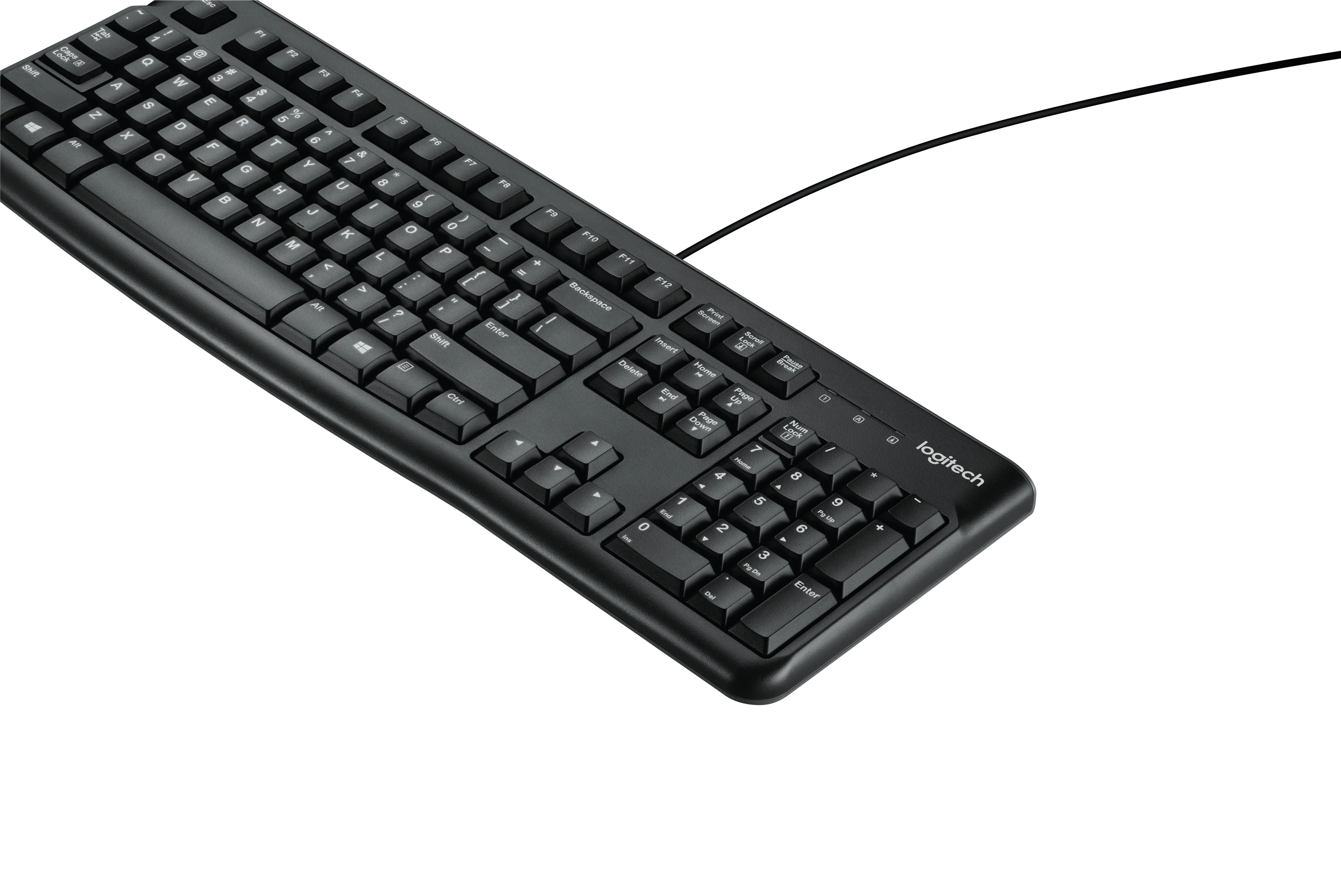 Logitech K120 Usb Black Qwerty Us