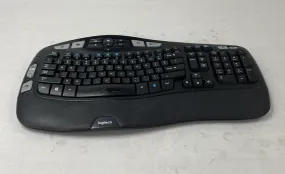 Logitech K350 Wave Unifying Wireless Keyboard No USB Dongle For Parts or Repair