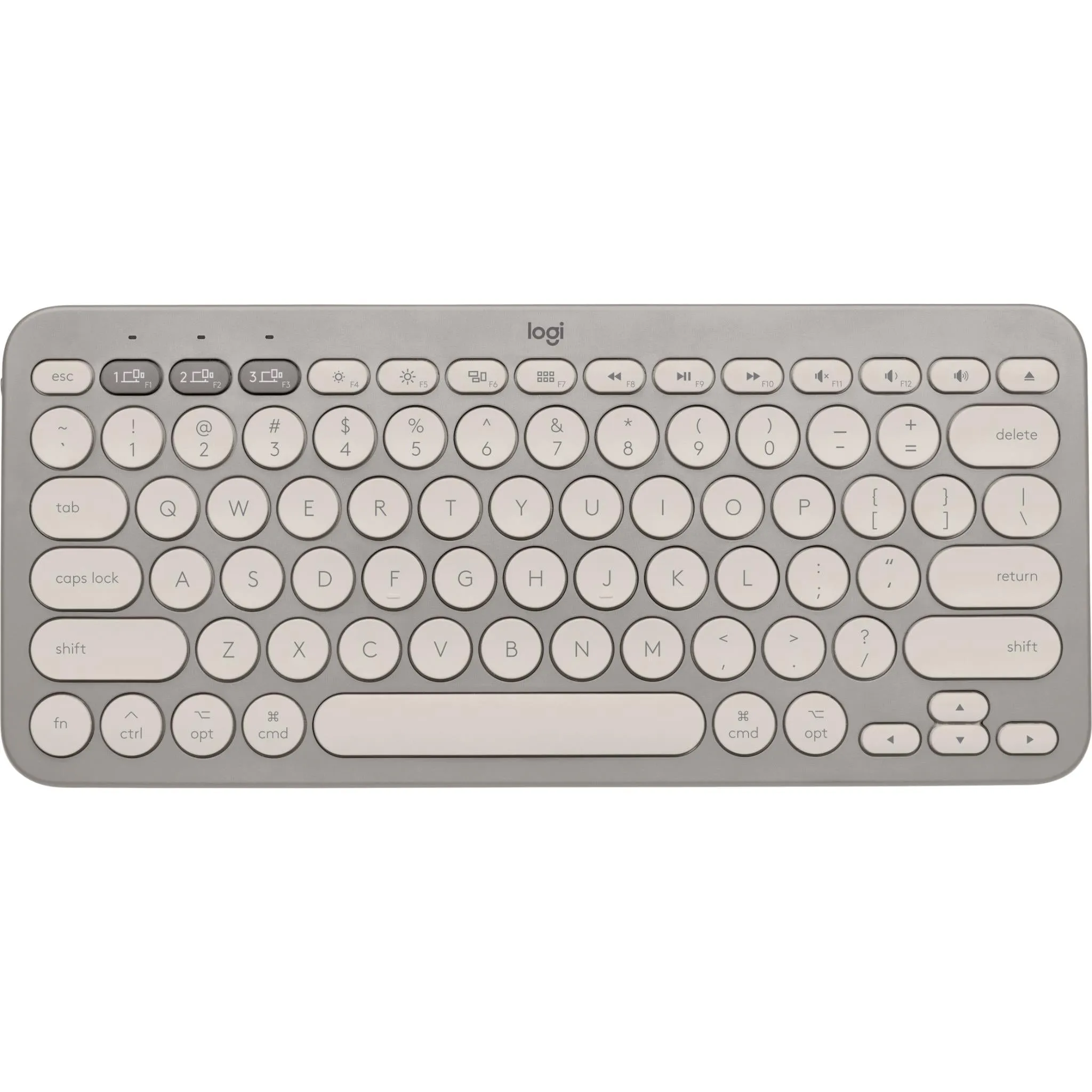 Logitech K380 Multi-Device Bluetooth Keyboard (Sand)