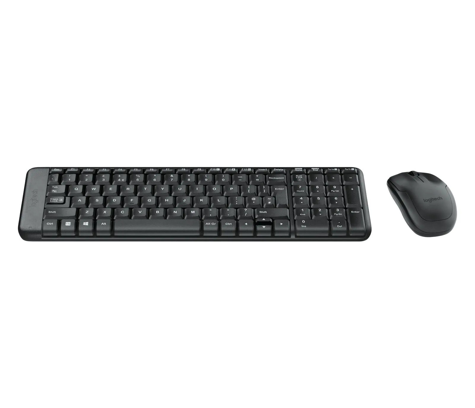 Logitech MK220 Advanced 2.4GHz Wireless Minimalist Keyboard and Mouse Combo with 10m Wireless Range USB Connection