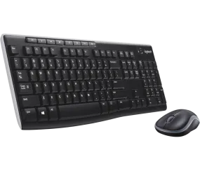 Logitech MK270 Wireless Keyboard & Mouse Combo Black 10M Range Reliable Long Battery Life 3 Year Manufacturers Warranty