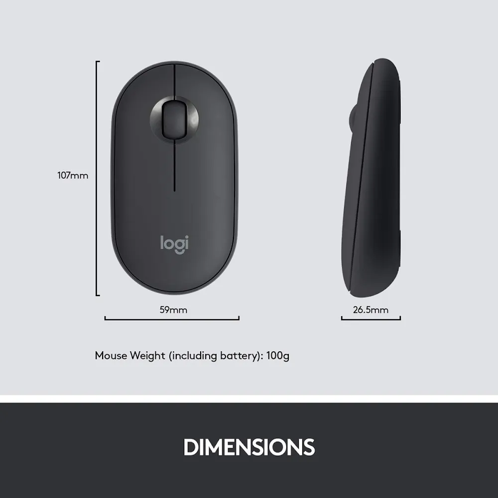 Logitech Mk470 Wireless Slim Combo Graphite