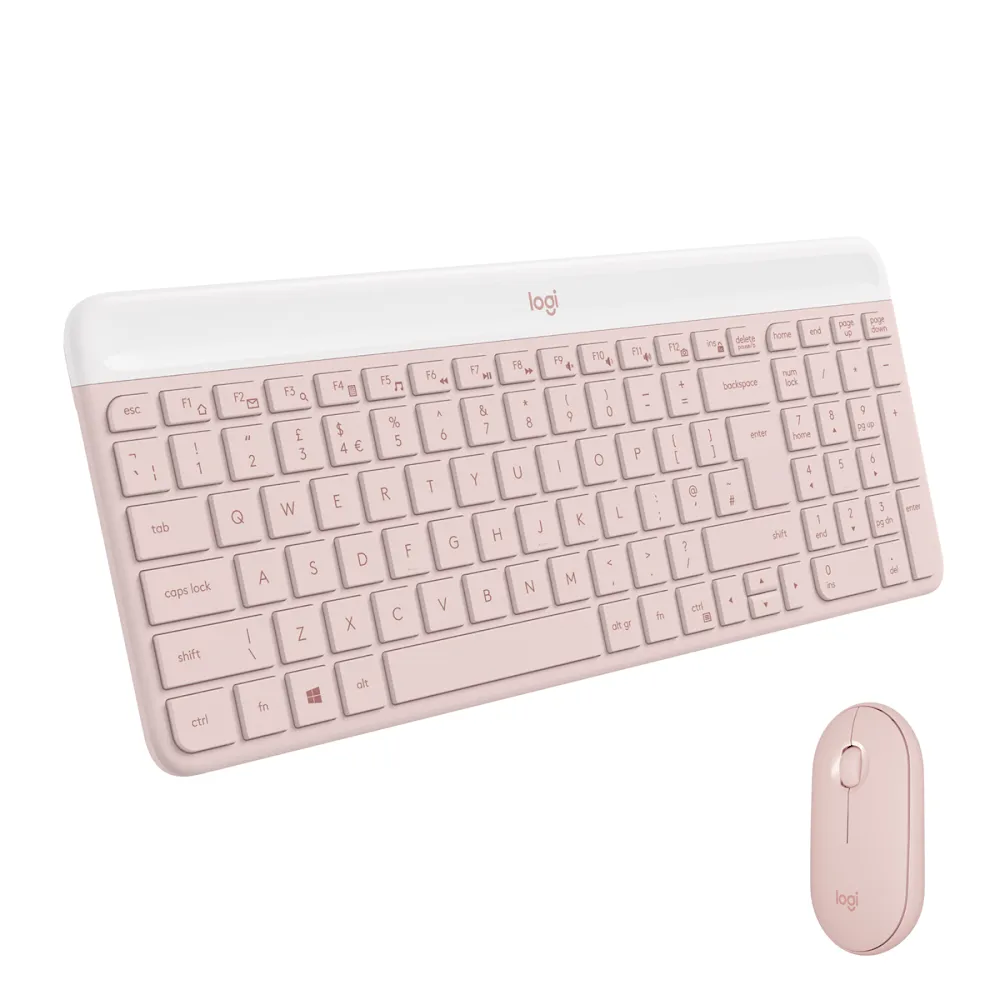 Logitech Mk470 Wireless Slim Combo Rose