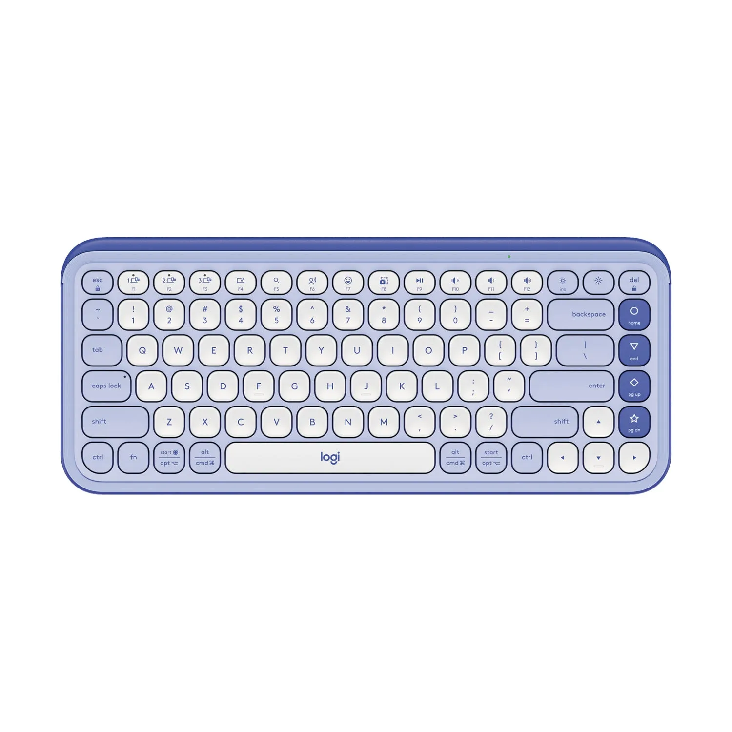 Logitech POP Icon Keys Compact Wireless Bluetooth Keyboard with Bold Design and Customizable Action Keys