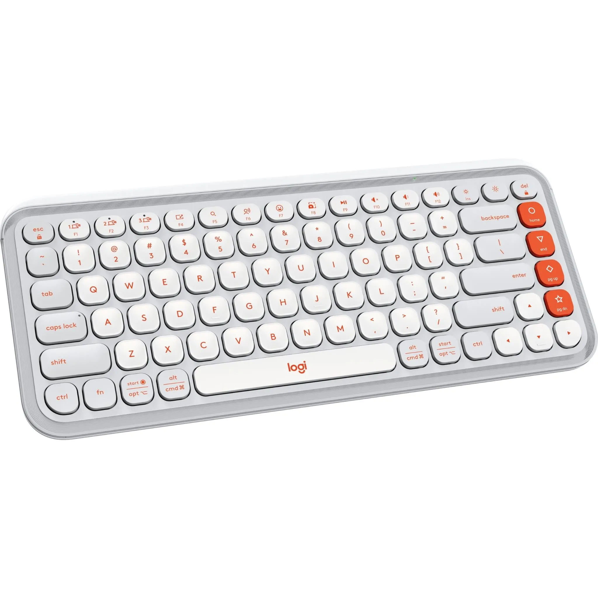 Logitech POP Icon Keys Wireless Keyboard (Off White)