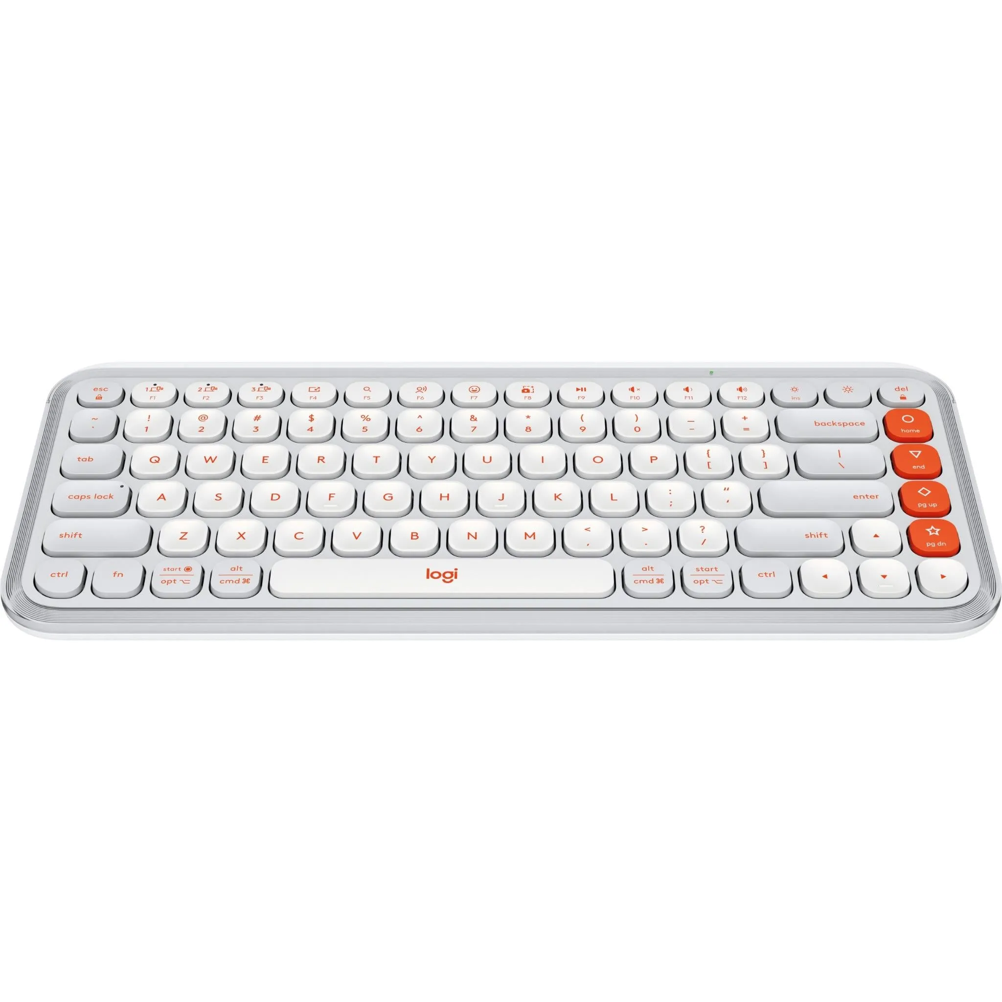 Logitech POP Icon Keys Wireless Keyboard (Off White)