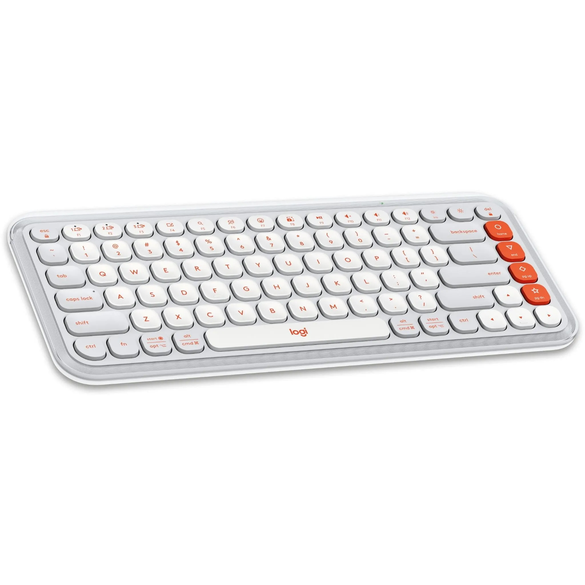 Logitech POP Icon Keys Wireless Keyboard (Off White)