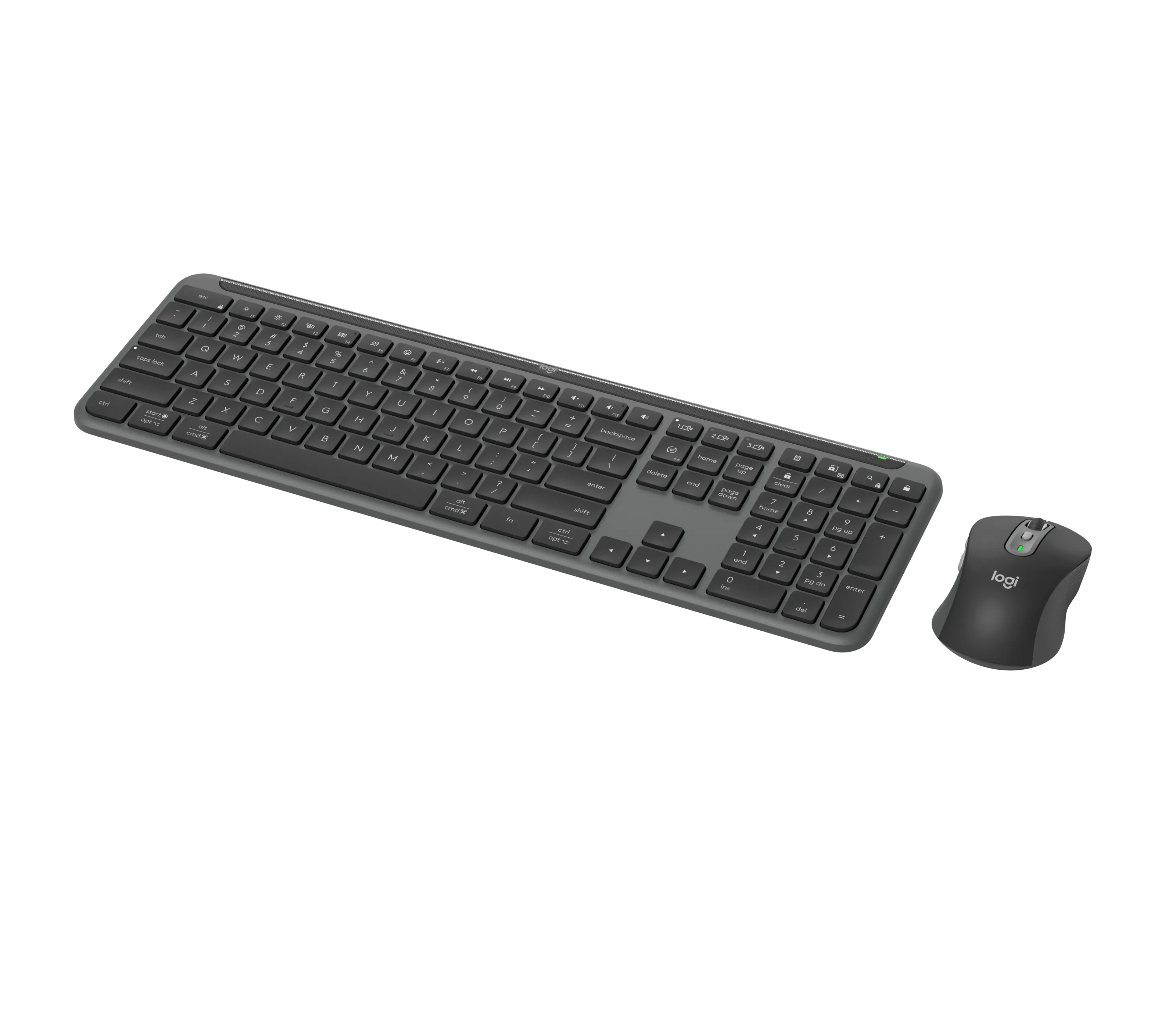 Logitech Signature Slim Wireless Mouse and Keyboard Combo MK950 | Quiet Typing | Bluetooth | Secure Receiver