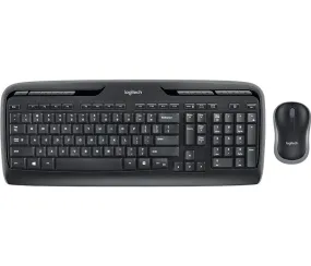 Logitech Wireless Combo Mk330 Uk Layout Keyboard Mouse